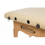 RestPro Classic 2 Beige Κρεβάτι Μασάζ Φυσικοθεραπείας Βαλίτσα Ξύλινο